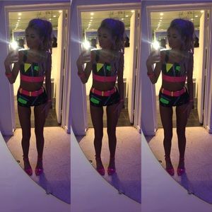 Dolls kill “ride or die” crop and shorts